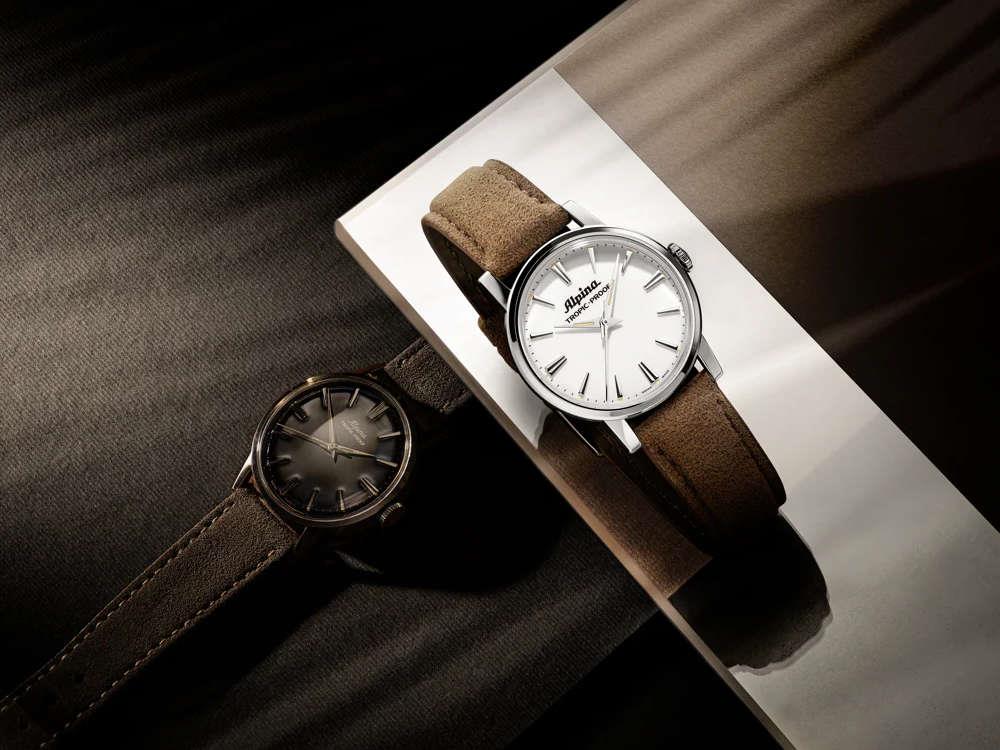 Montre Automatique Alpina Heritage Tropic-Proof Handwinding, Noir, AL-480B2H6