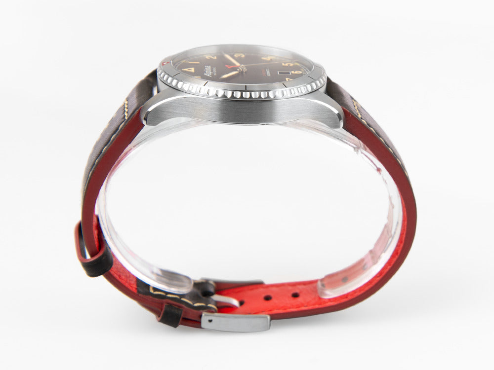 Montre Automatique Alpina Startimer Pilot, 41 mm, Noir, Jour, AL-525BBG4S26