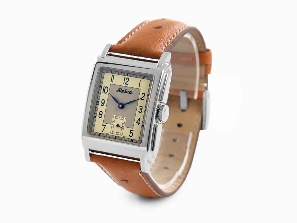 Montre Automatique Alpina Alpiner Heritage Carrée 140 Années Argent AL-530SAC3C6