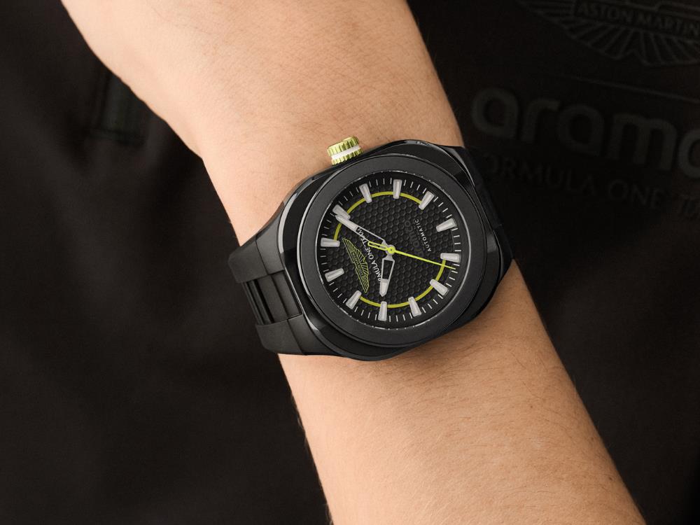 Montre Automatique Aston Martin F1 Team CMB, Noir, 42 mm, MTFC1F601