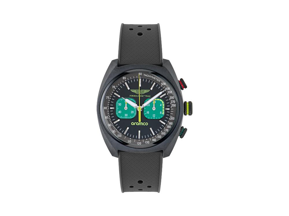 Montre à Quartz Aston Martin F1 Team DWF, Noir, 40 mm, Chronographe, MTFD2F602