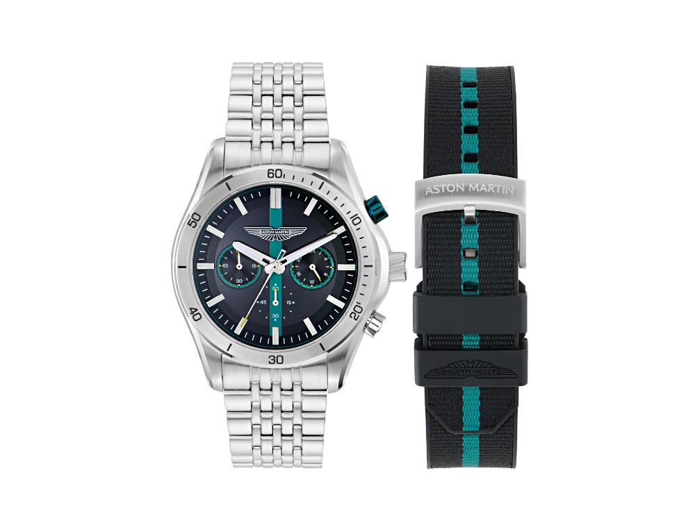 Montre à Quartz Aston Martin Thrill CLP, 45 mm, Chronographe, MTRL1F607-BOXSET
