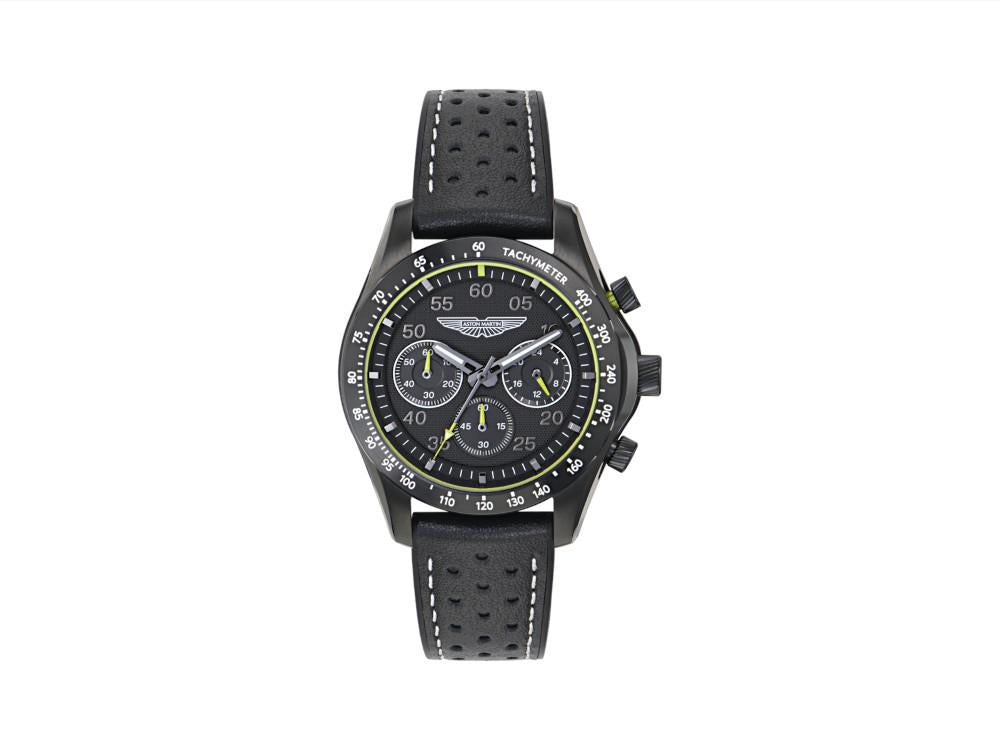 Montre à Quartz Aston Martin SGT Thrill, Noir, 42 mm, Chronographe, MTRS1F502