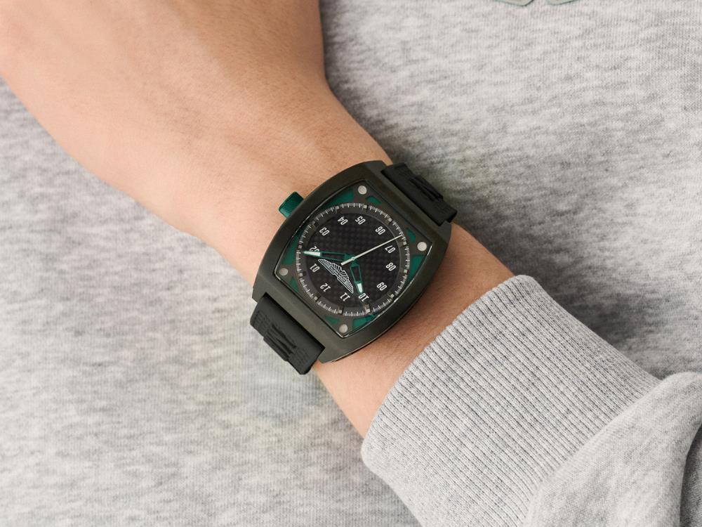 Montre à Quartz Aston Martin Thrill TRG, Titane, Noir, 41 mm, MTRT2F601