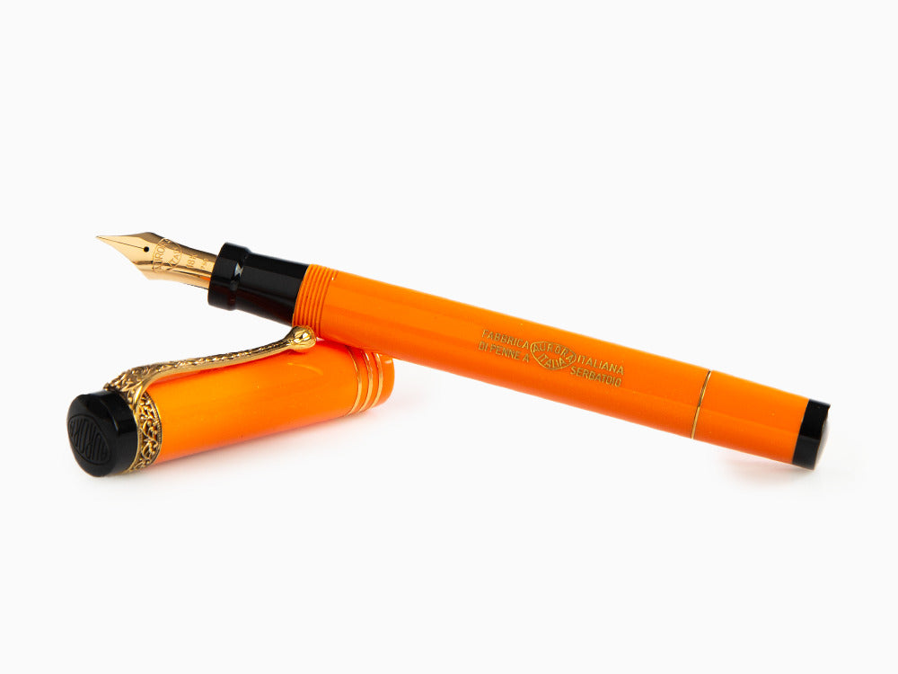 Stylo Plume Aurora Internazionale Orange Arancio, Edition Limitée, 19A-O