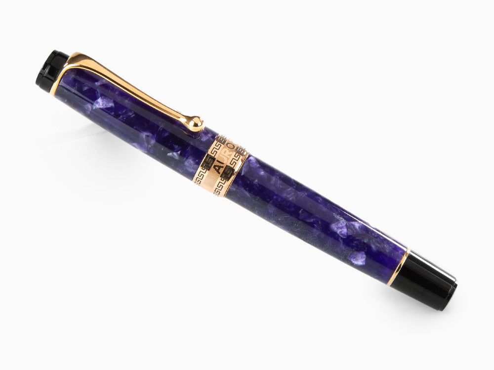 Stylo Plume Aurora Optima, Auroloide, Violet, PVD Or Rosé, 996-VI 996-VI