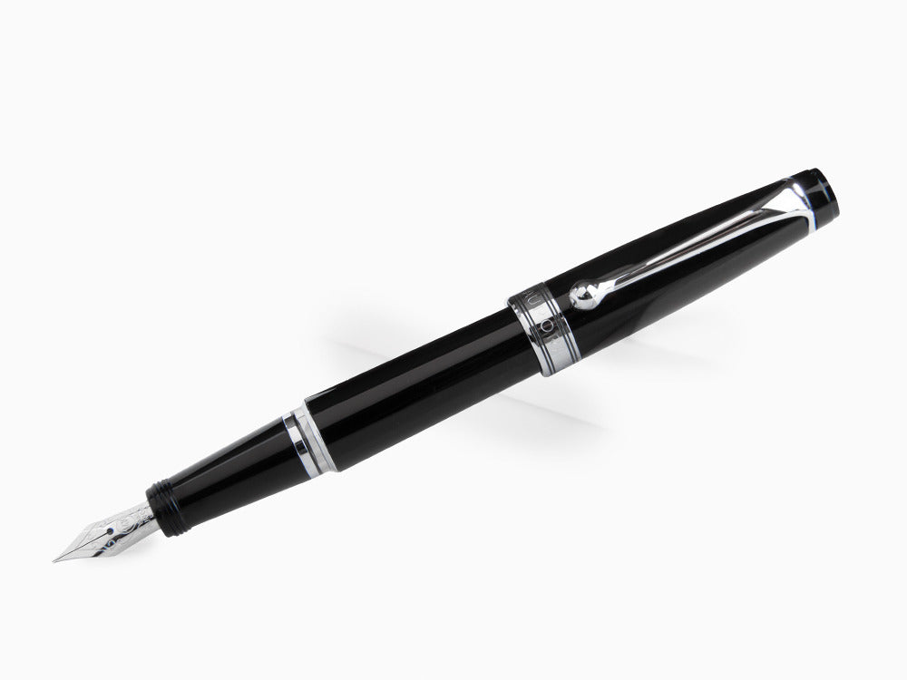 Stylo Plume Aurora Optima Mini, Résine, Noir, 996CMN