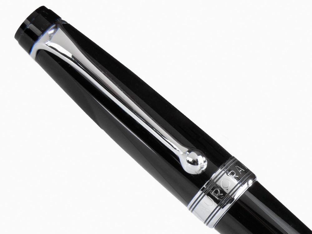 Stylo Plume Aurora Optima Mini, Résine, Noir, 996CMN