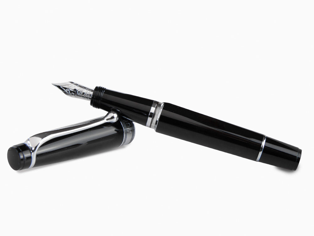 Stylo Plume Aurora Optima Mini, Résine, Noir, 996CMN