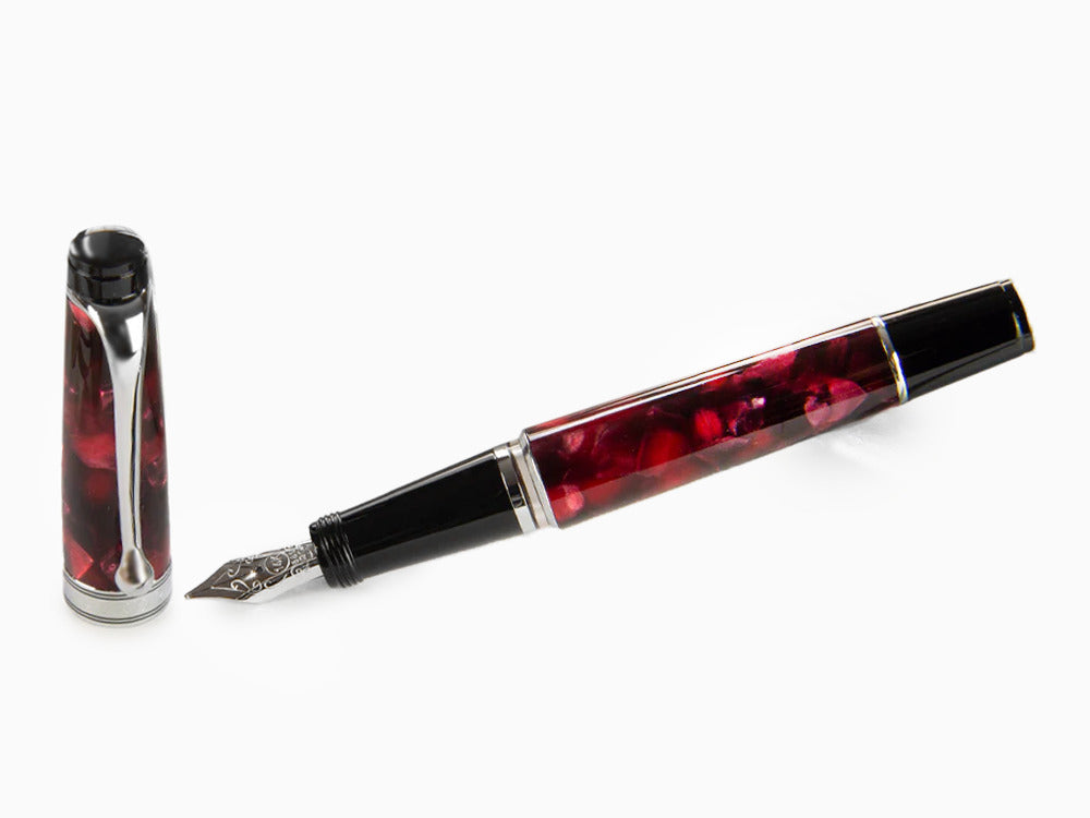 Stylo Plume Aurora Optima Mini, Résine, Bordeaux, 996CMX 996CMX