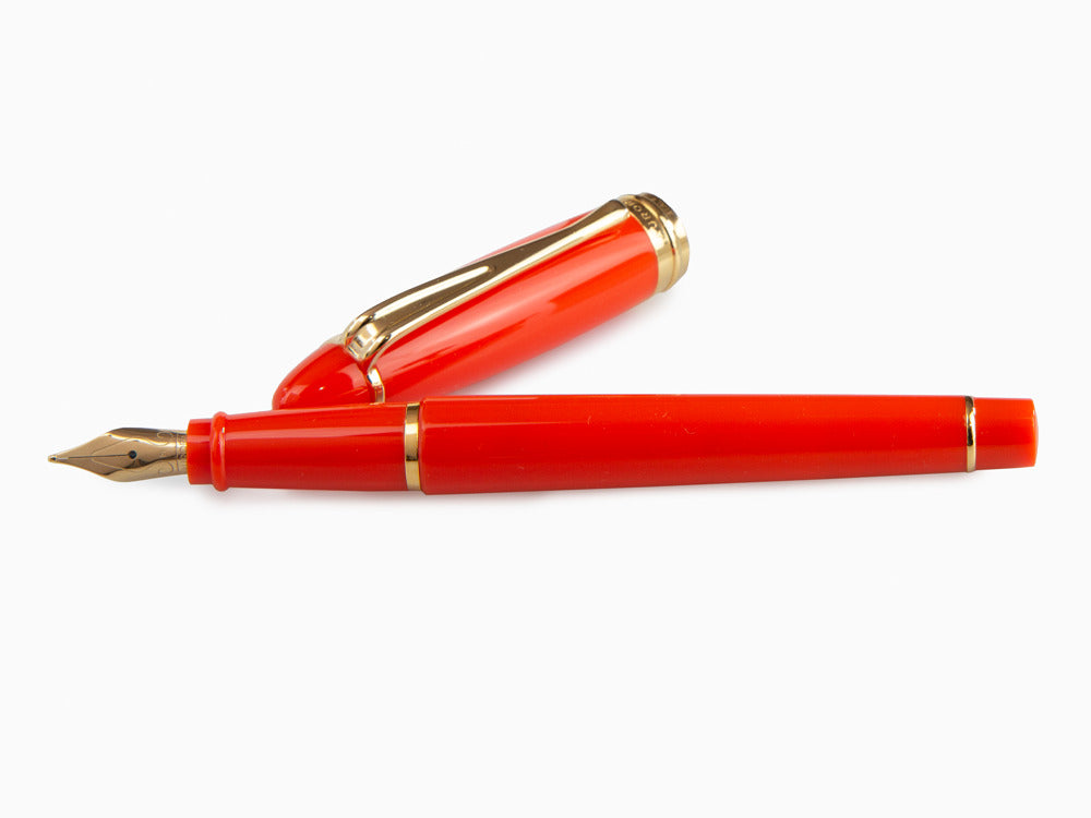 Stylo Plume Aurora Ipsilon Automne, Résine, Orange, Or, B11-DO
