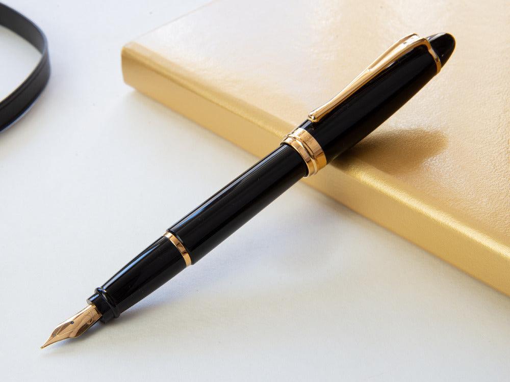Stylo Plume Aurora Ipsilon - Résine Noire - B11N