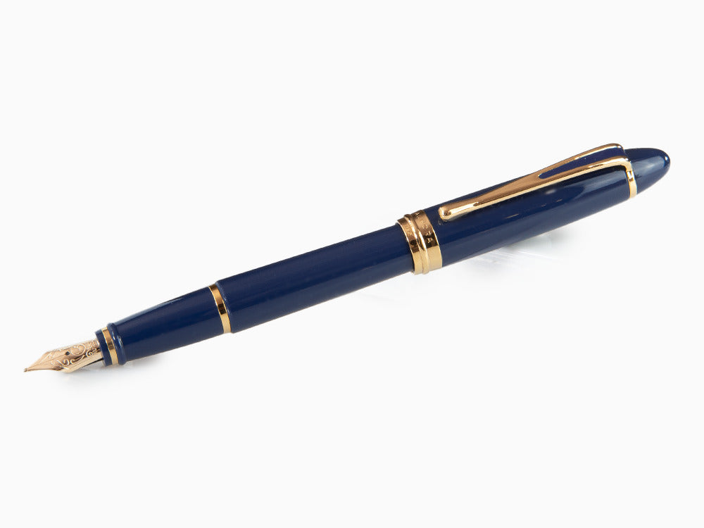 Stylo Plume Aurora Ipsilon en Résine Bleue - B12B