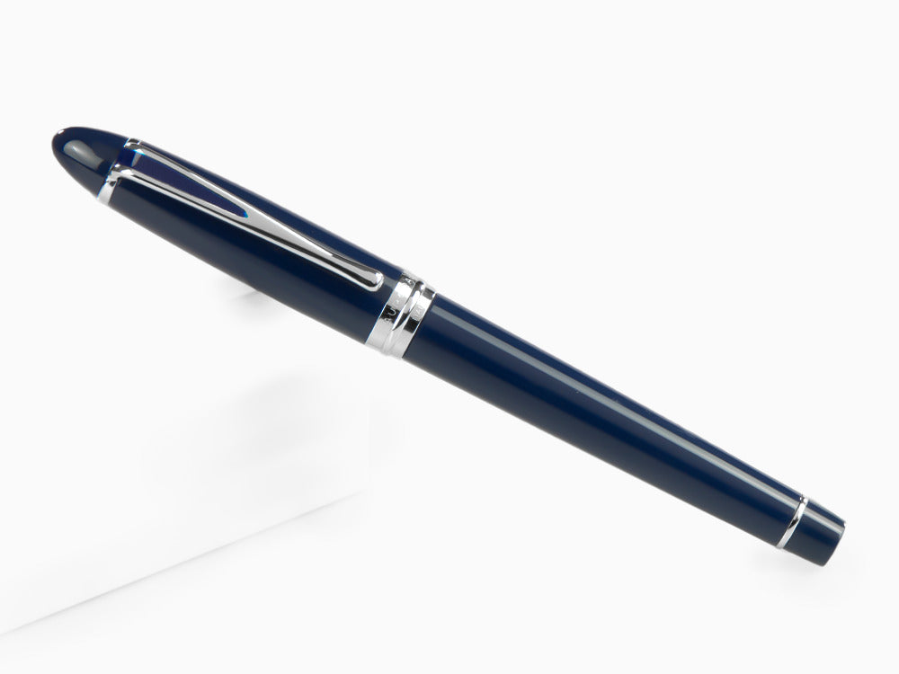 Stylo Plume Aurora Ipsilon De Luxe Résine Bleue B12CBM