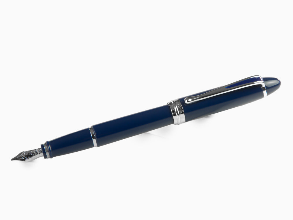 Stylo Plume Aurora Ipsilon De Luxe Résine Bleue B12CBM