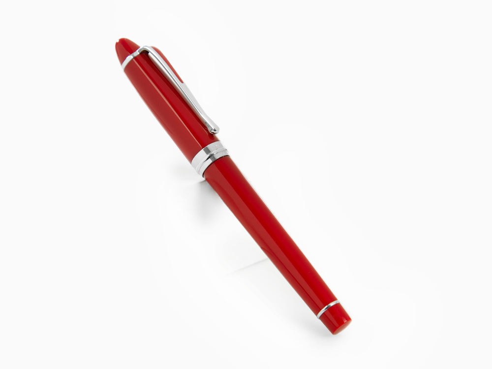 Stylo Plume Aurora Ipsilon De Luxe en Résine Rouge
