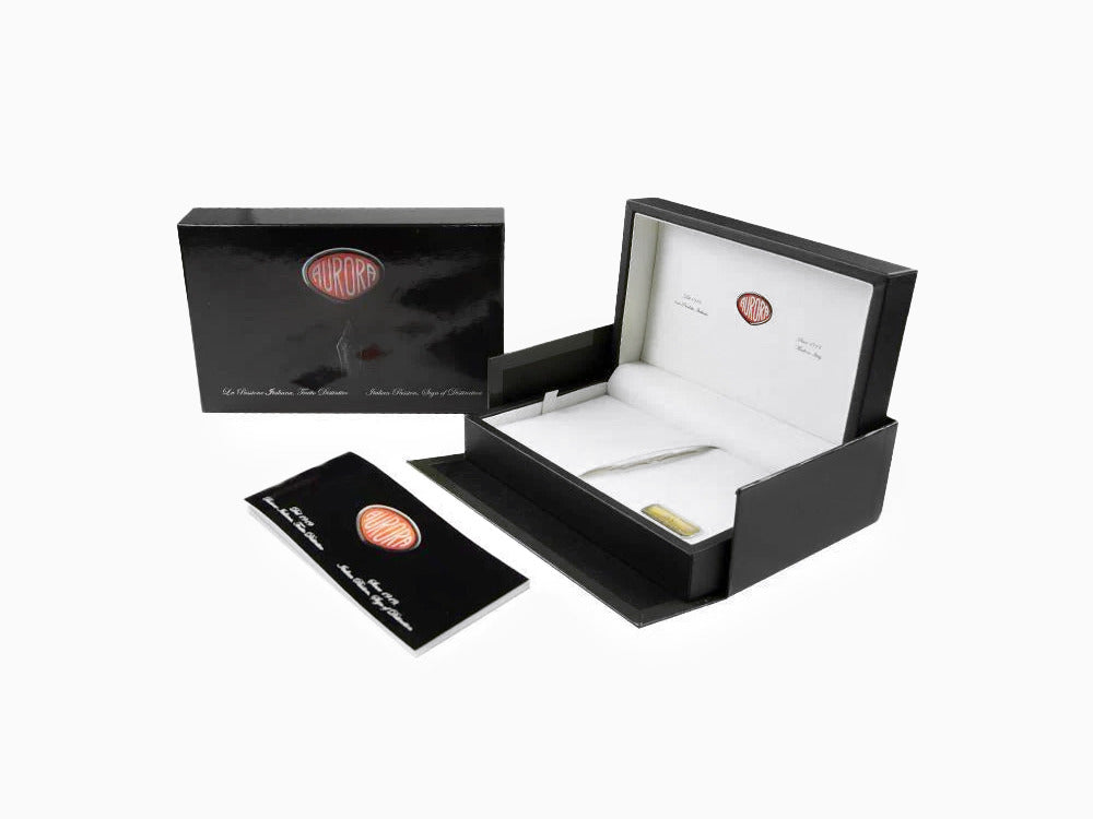 Stylo Plume Aurora Ipsilon De Luxe en Résine Rouge