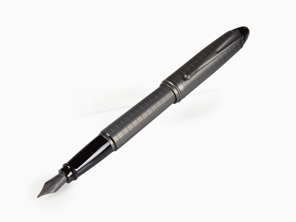 Stylo Plume Aurora IpsilonFull Metal Black, Ruthénium, B16-RQ