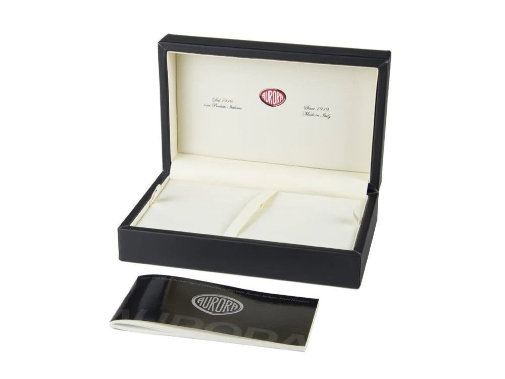 Stylo Plume Aurora Talentum Big, Résine, Attributs Chromés, Noir, D11C