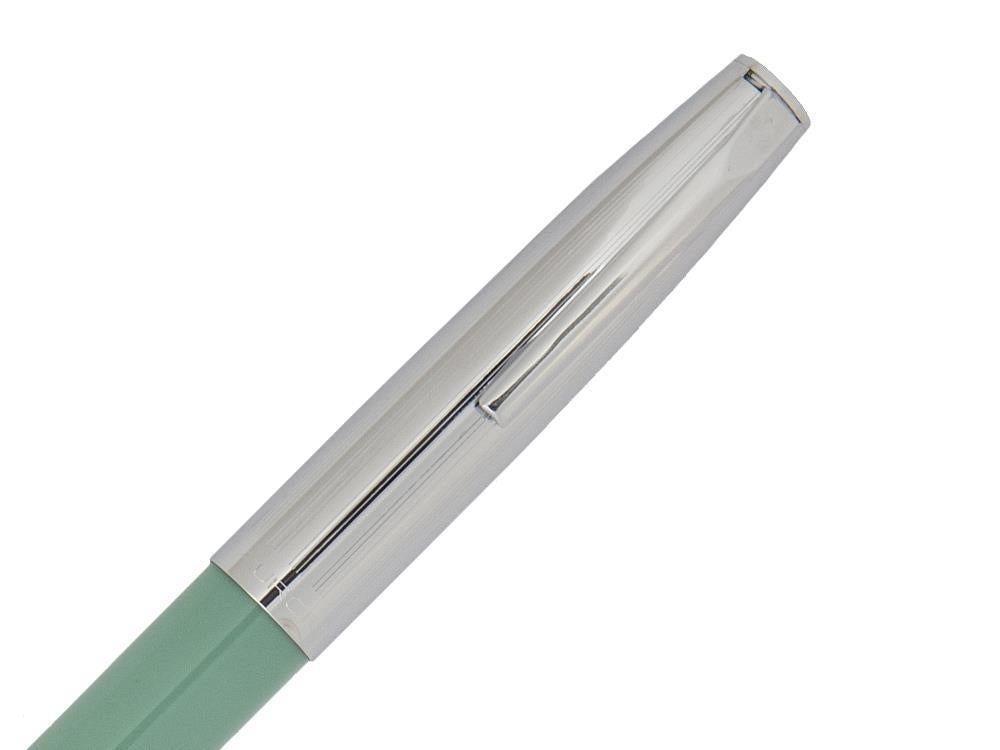 Stylo Plume Aurora Duo-Cart, Résine verte, Chrome, DC57-CVM