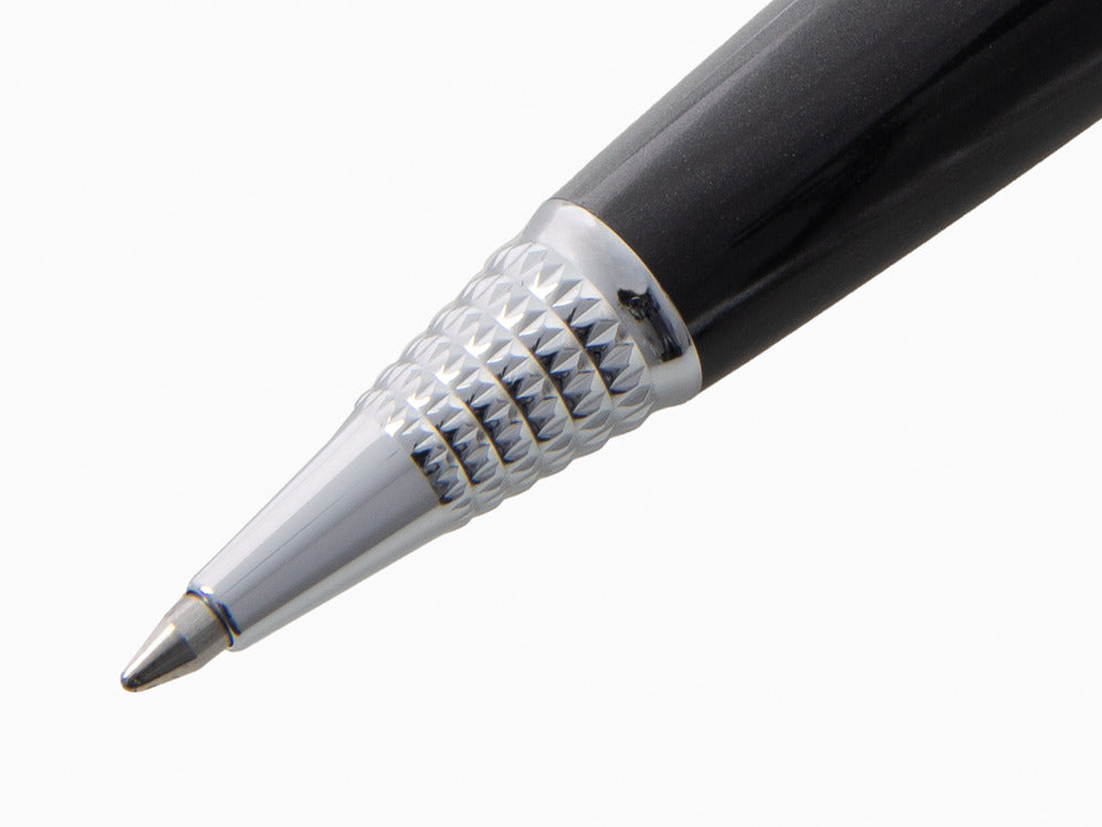 Stylo bille Aurora Alpha, Résine, Attributs Chromés, Noir, H31CN