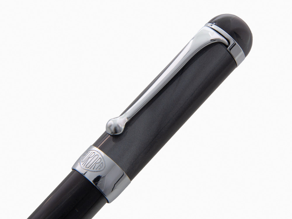 Stylo bille Aurora Alpha, Résine, Attributs Chromés, Noir, H31CN