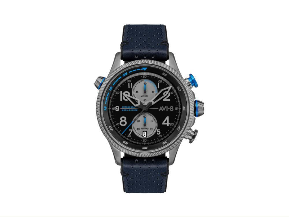 Montre à Quartz AVI-8 Hawker Hunter Duke Chronograph Colerne, Gris, AV-4080-02