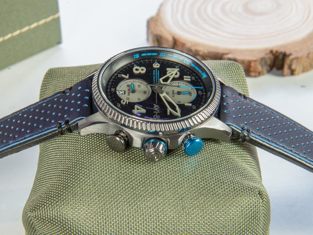 Montre à Quartz AVI-8 Hawker Hunter Duke Chronograph Colerne, Gris, AV-4080-02