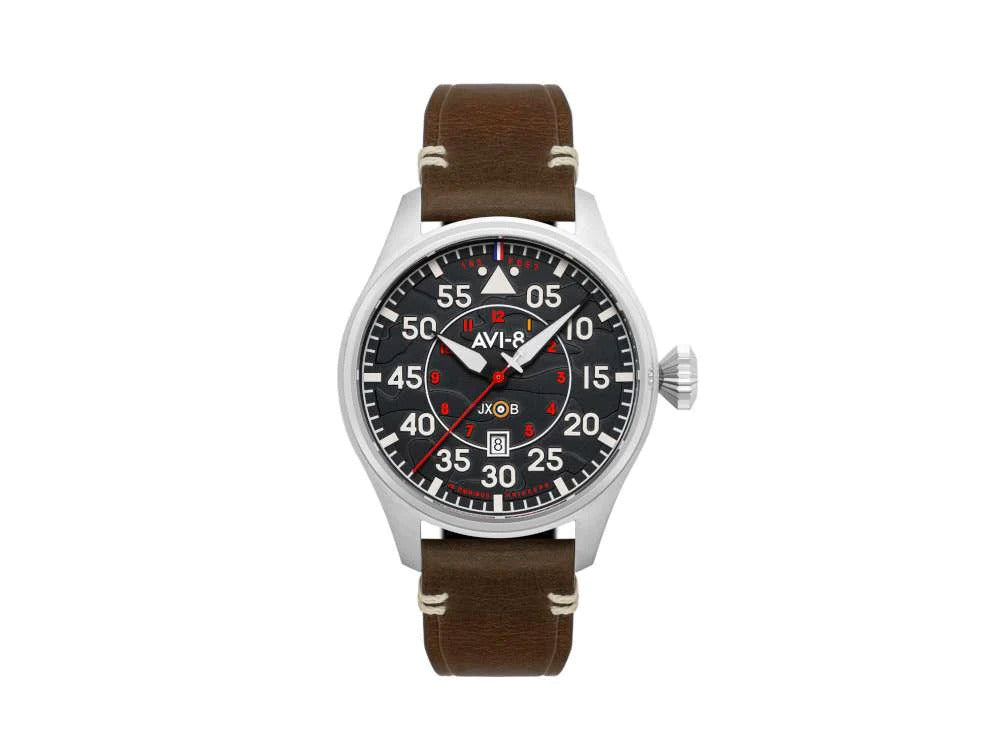 Montre Automatique AVI-8 Hawker Hurricane Clowes Wittering, Noir, AV-4097-01