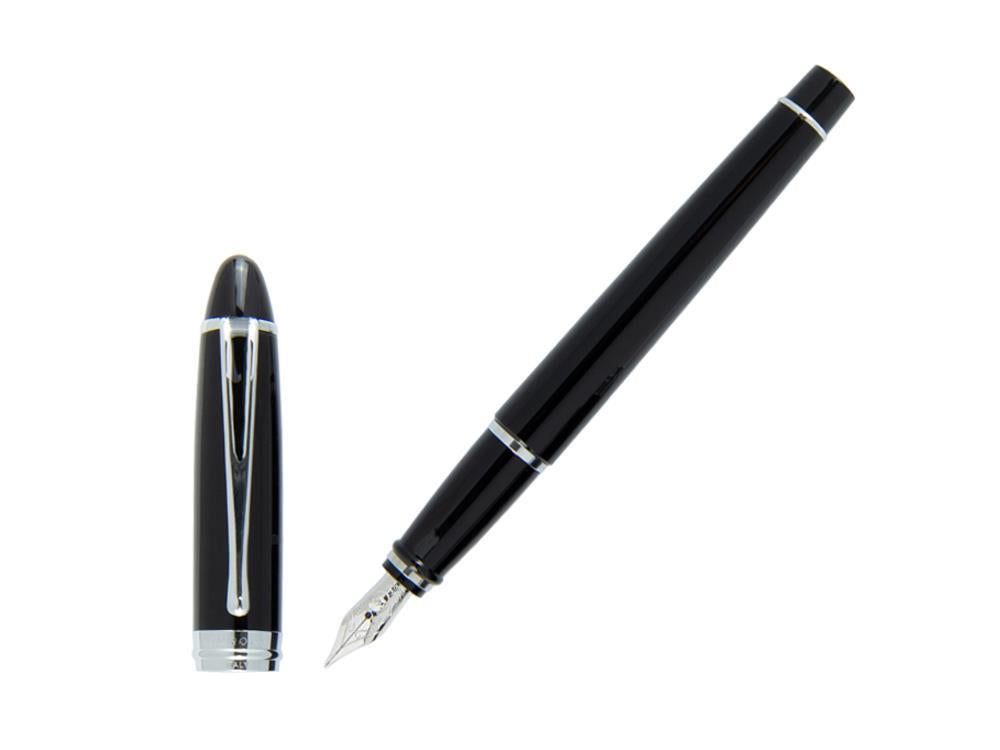 Stylo Plume Aurora Ipsilon en Résine Noire -B12C