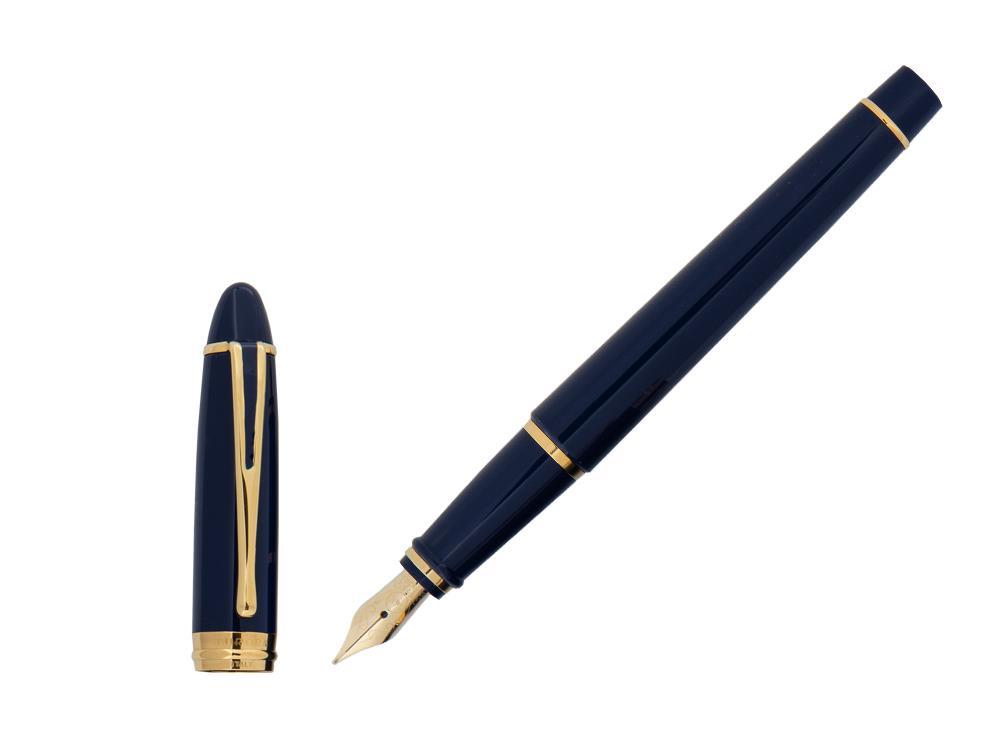 Stylo Plume Aurora Ipsilon en Résine Bleue - B12B