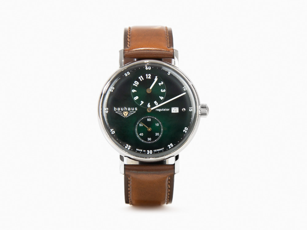 Montre Automatique Bauhaus, Vert, 41 mm, Jour, 2126-4