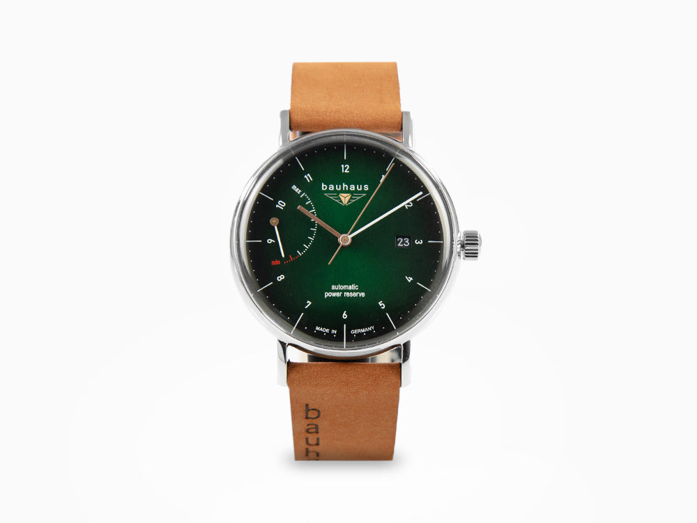 Montre Automatique Bauhaus, Vert, 41 mm, Jour, 2160-4
