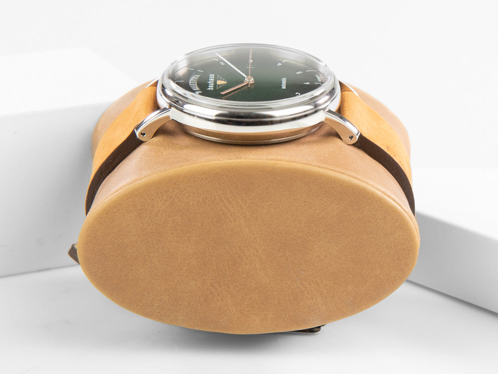 Montre Automatique Bauhaus, Vert, 41 mm, Jour et Date, 2162-4