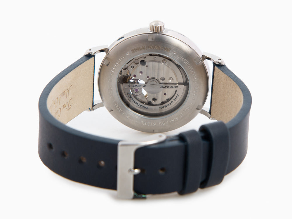 Montre Automatique Bauhaus, Bleu, 41 mm, 2166-3
