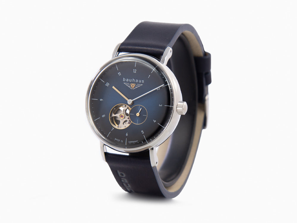 Montre Automatique Bauhaus, Bleu, 41 mm, 2166-3