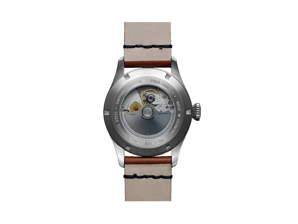 Montre Automatique Bauhaus Aviation Tornado, Noir, 42 mm, Jour, 2790-2