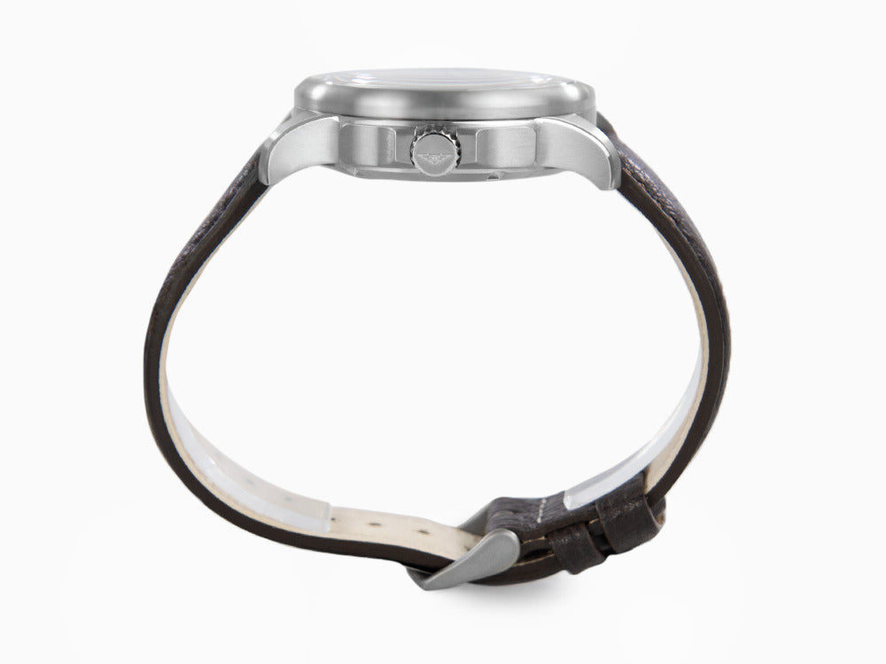 Montre Automatique Bauhaus Aviation, Titane, Beige, 42 mm, Jour, 2860-5