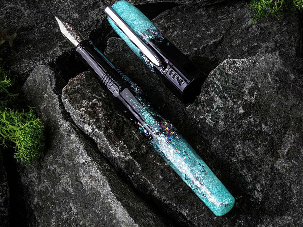 Stylo Plume Benu Talisman Edelweiss, Turquoise, 19.2.06.5.0