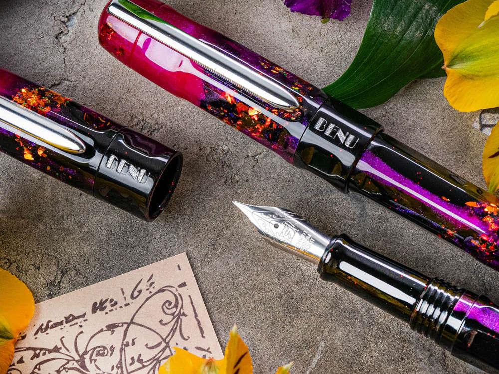 Stylo Plume Benu Talisman Lily of the Incas, Rose, 19.2.23.5.0