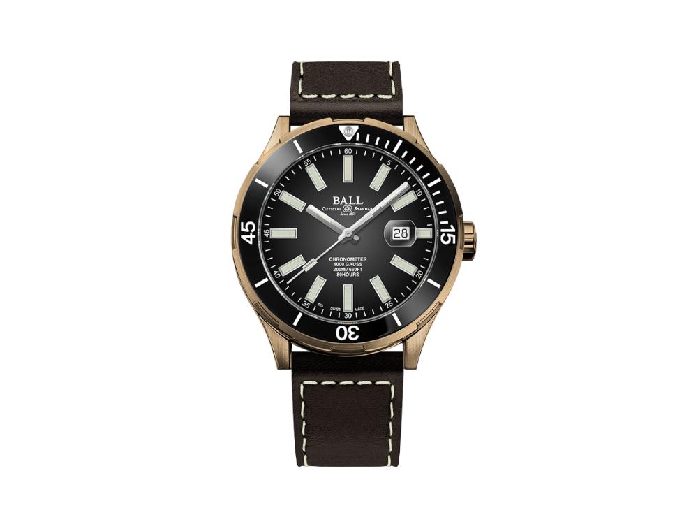 Montre Automatique Ball Roadmaster M Marvelight Bronze, DD3072B-L3CJ-BKR