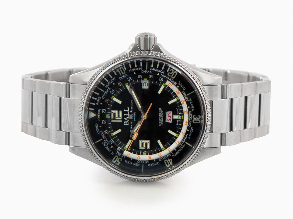 Montre Automatique Ball Engineer Master II Diver Worldtime, COSC, DG2232A-SC-BK