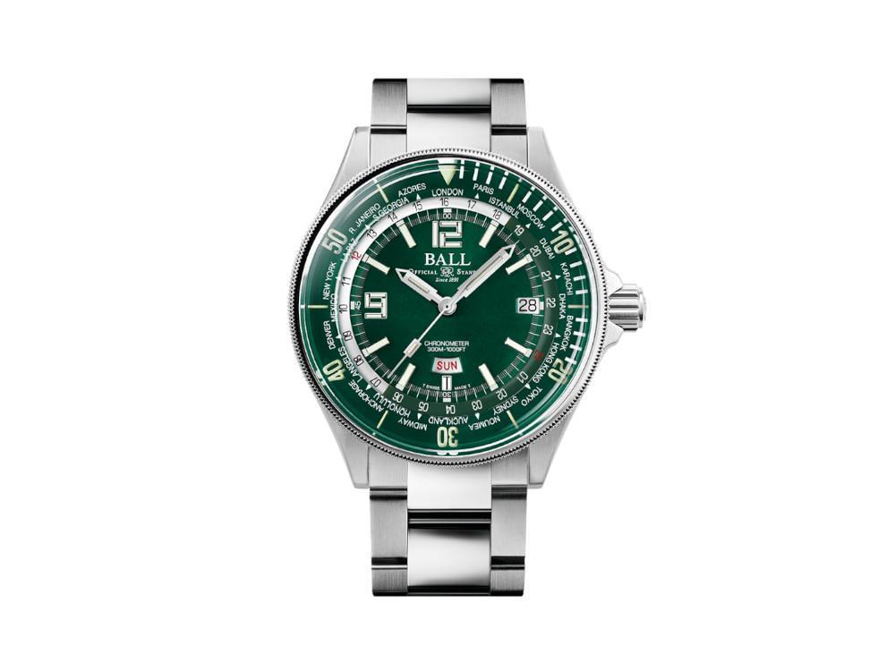 Montre Automatique Ball Engineer Master II Diver Worldtime, COSC, DG2232A-SC-GR