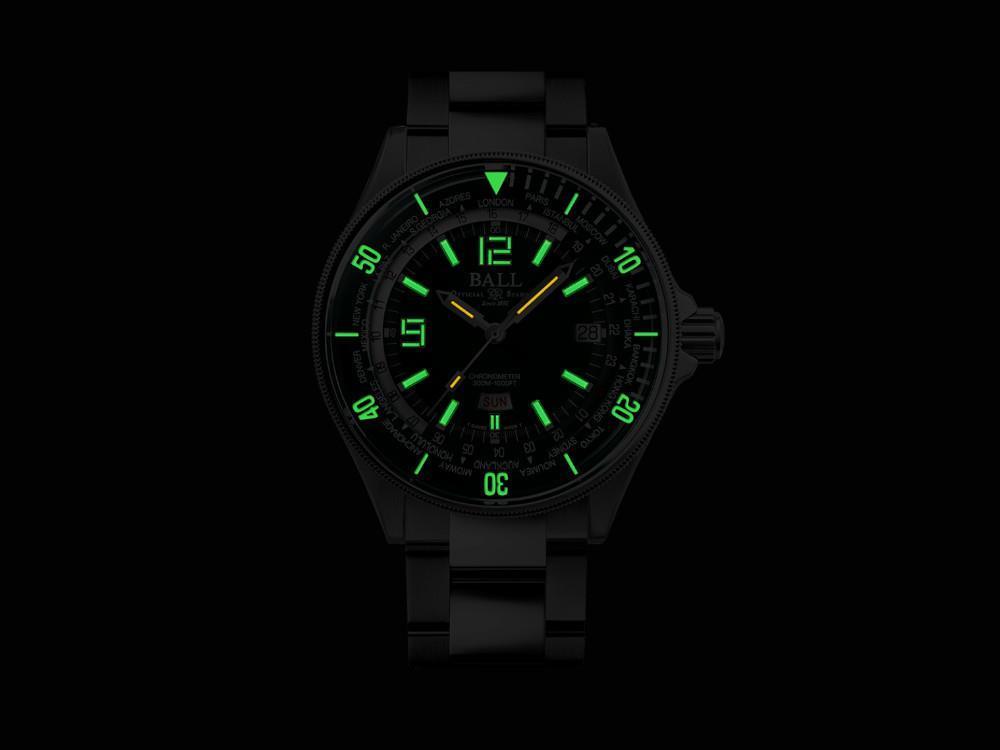 Montre Automatique Ball Engineer Master II Diver Worldtime, COSC, DG2232A-SC-GR