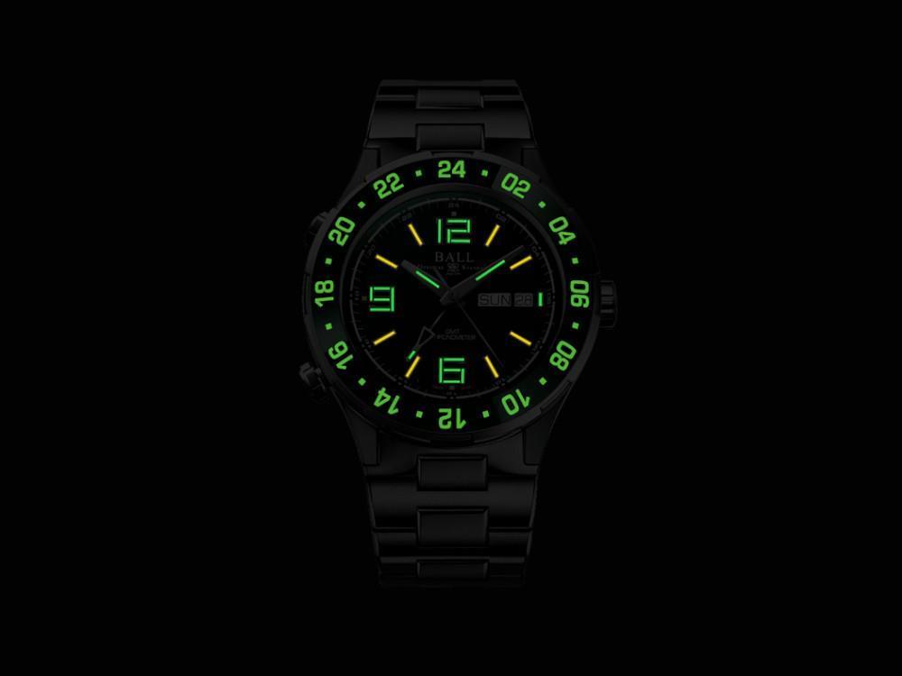 Montre Automatique Ball Roadmaster Marine GMT, Edition Limitée, DG3000A-S5C-BK