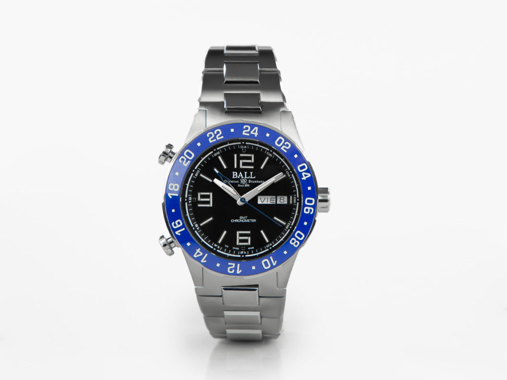 Montre Automatique Ball Roadmaster Marine GMT, Noir, 40 mm, DG3030B-S6CJ-BK