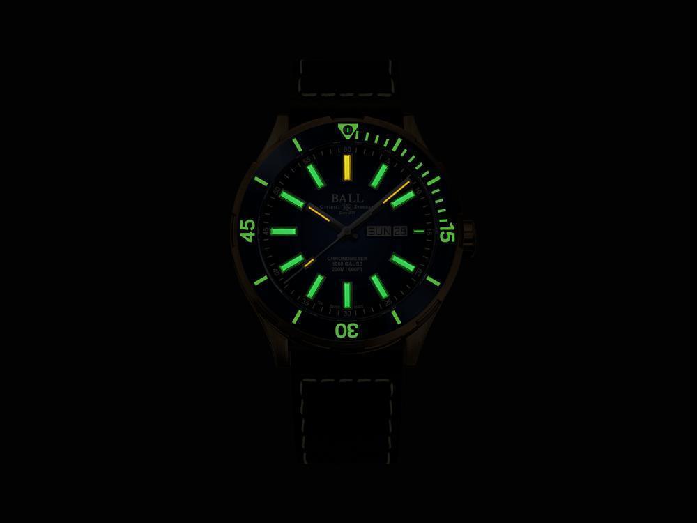 Montre Automatique Ball Roadmaster Marvelight Bronze, DM3070B-L3CJ-BE