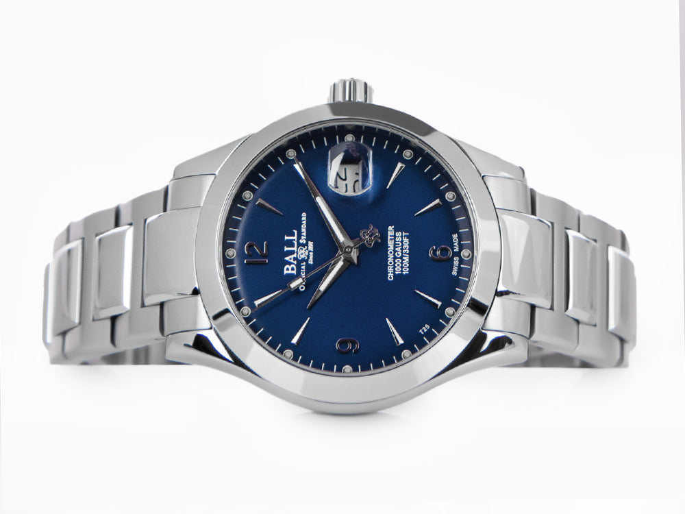 Montre Automatique Ball Engineer III Ohio Chronometer, Bleu, NM9026C-S5CJ-BE