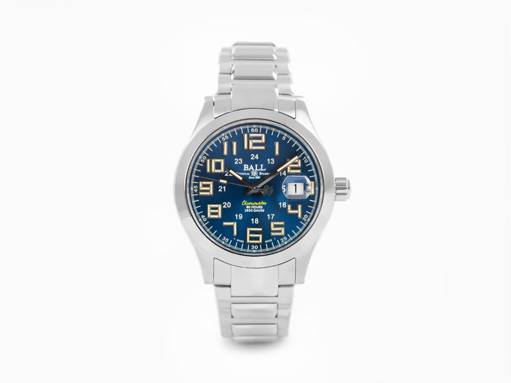 Montre Automatique Ball Engineer M Pioner, Bleu, 40 mm, COSC, NM9032C-S2C-BE1