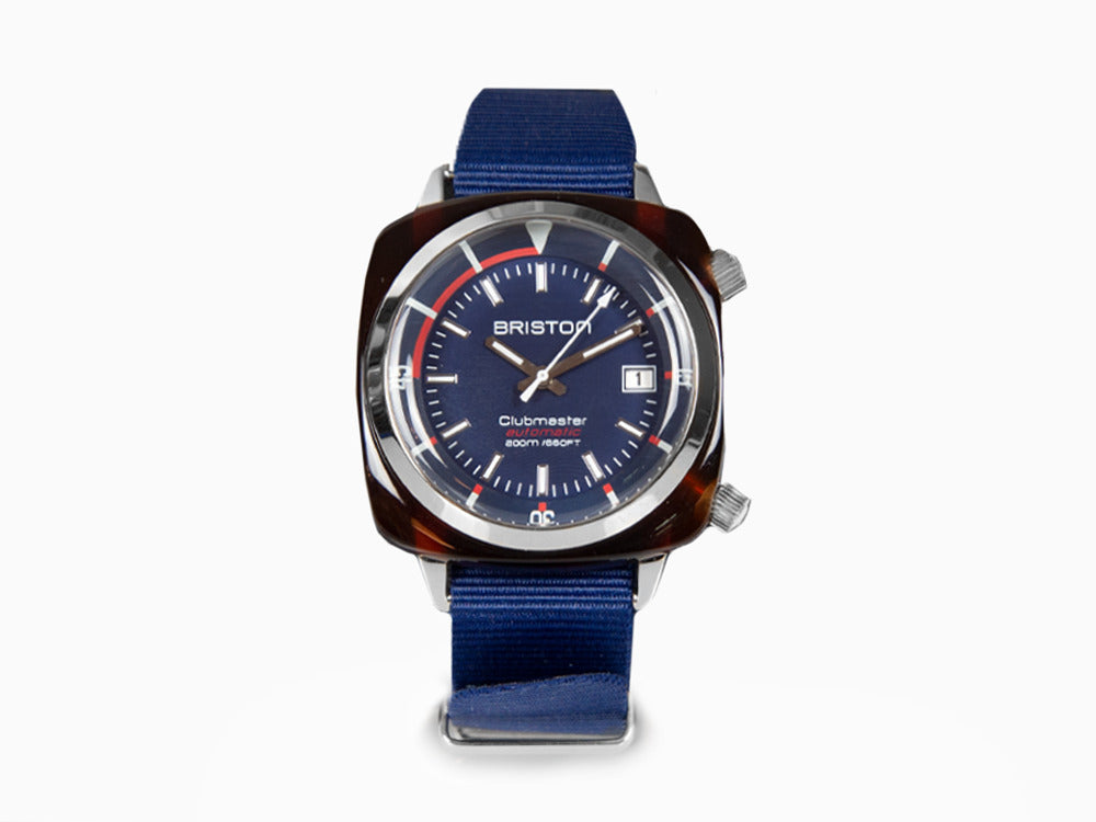 Montre Automatique Briston Clubmaster Diver, Bleu, 42 mm, 17642.SA.TD.15.NNB